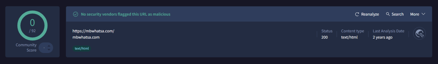 virus total image